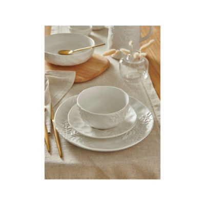 Stacey Solomon white snowflake dinner set 12-piece, UK version