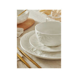 Stacey Solomon white snowflake dinner set 12-piece, UK version
