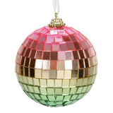 George Home multi colour disco bauble 10x18cm (British brand)