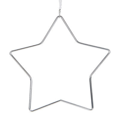 George Home silver wire star bauble, UK version