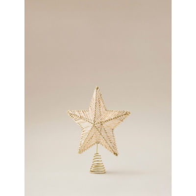 George Home natural star tree topper 23x28.5cm, UK version