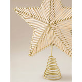 George Home natural star tree topper 23x28.5cm, UK version