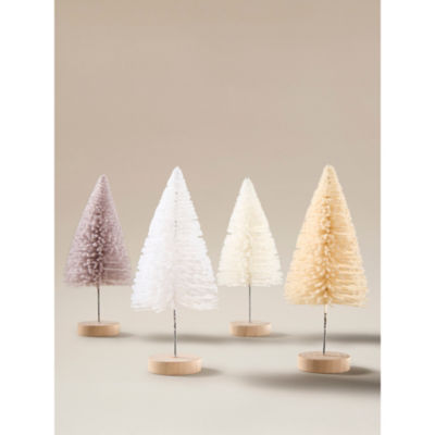 George Home flocked tree Christmas decoration set, imported from the UK