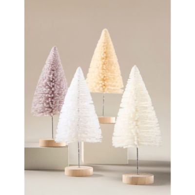 George Home flocked tree Christmas decoration set, imported from the UK