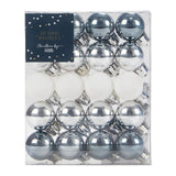 George Home mini silver baubles 20 pack, UK version