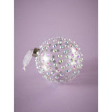 George Home beaded glass bauble multi-coloured 9.5x17x9.5cm (British brand)