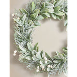George Home green and white Christmas tree wreath, imported from the UK