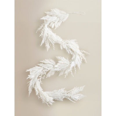George Home white Christmas garland 90cm, UK version