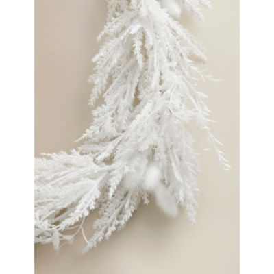 George Home white Christmas garland 90cm, UK version