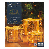 George Home gold light up decoration set of 3, imported from the UK