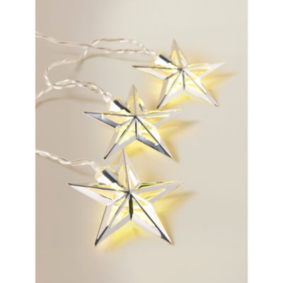 George Home clear Christmas star string lights 180cm, imported from the UK