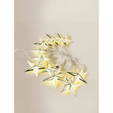 George Home clear Christmas star string lights 180cm, imported from the UK