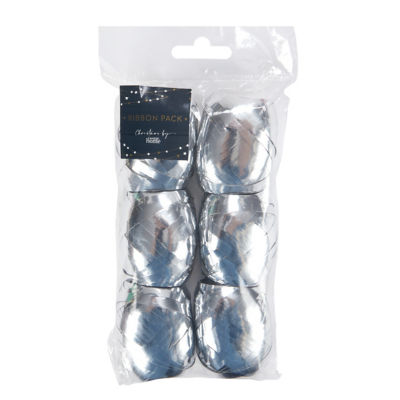 George Home silver curling ribbon 6 pack - British product