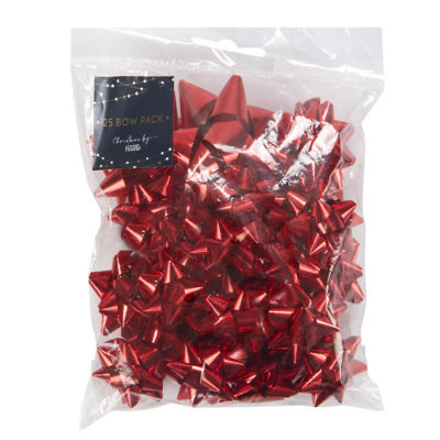 George Home red gift bows 25 pack, imported from the UK