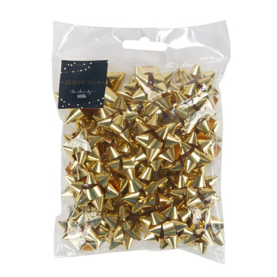 George Home gold bows 25 pack gift wrapping UK version