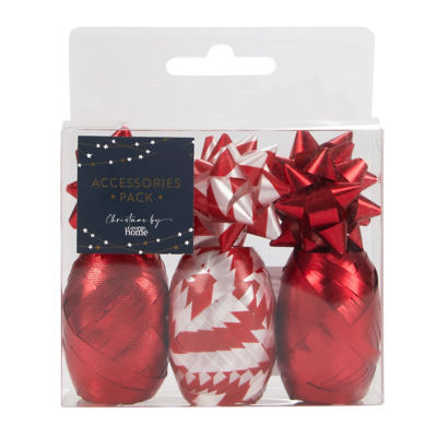 George Home Red Accessories Pack with bows and ribbons, UK version