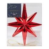 George Home red star baubles 5 pack, UK version