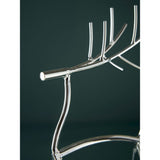 George Home silver Christmas metal deer 15.8x36.4x9cm, UK version