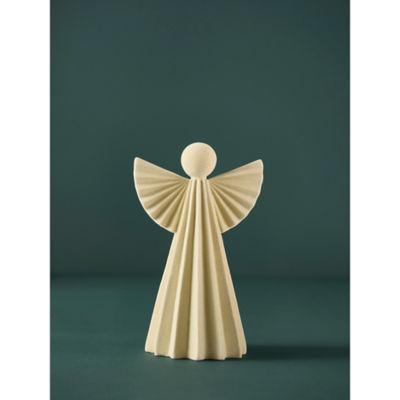 George Home cream flocked angel decor UK version