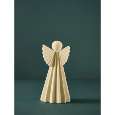 George Home cream flocked angel decor UK version