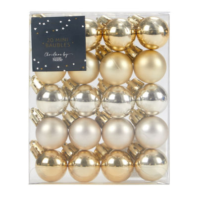 George Home mini gold baubles 20 pack - British product