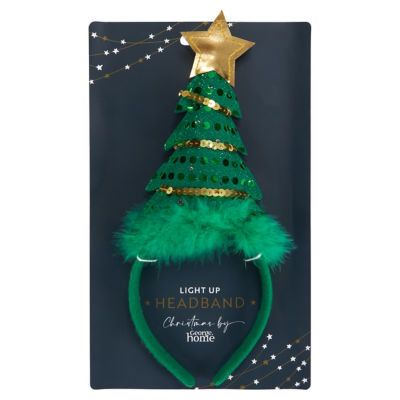 George Home Christmas light up headband, imported from the UK