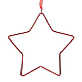 George Home red wire star bauble - British product