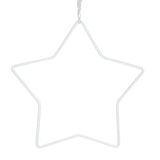 George Home white wire star bauble 14x21cm, UK version