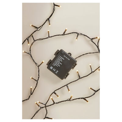 George Home white string lights 16.45m, imported from the UK