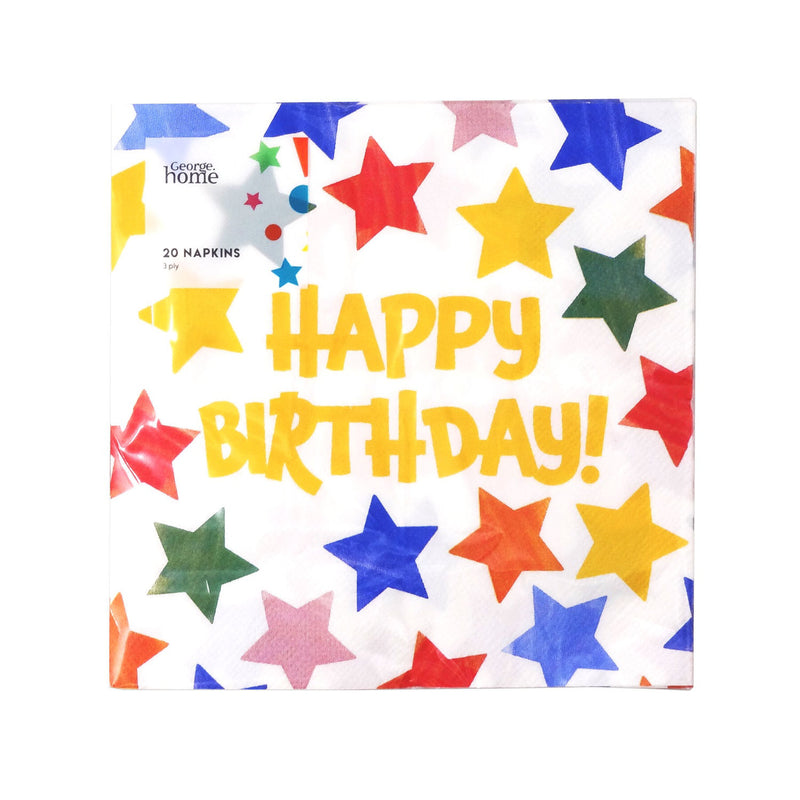 George Home Bright Star napkins 20pk 33cm, imported from the UK