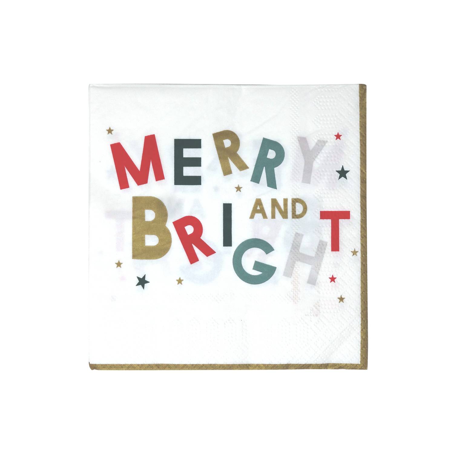 George Home Merry Christmas napkins 20pk 33cm - British product