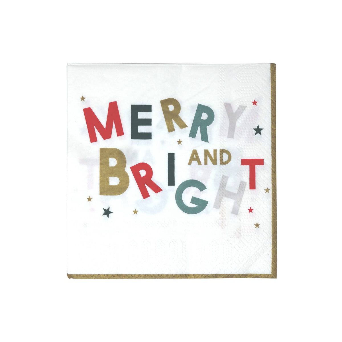 George Home Merry Christmas napkins 20pk 33cm - British product