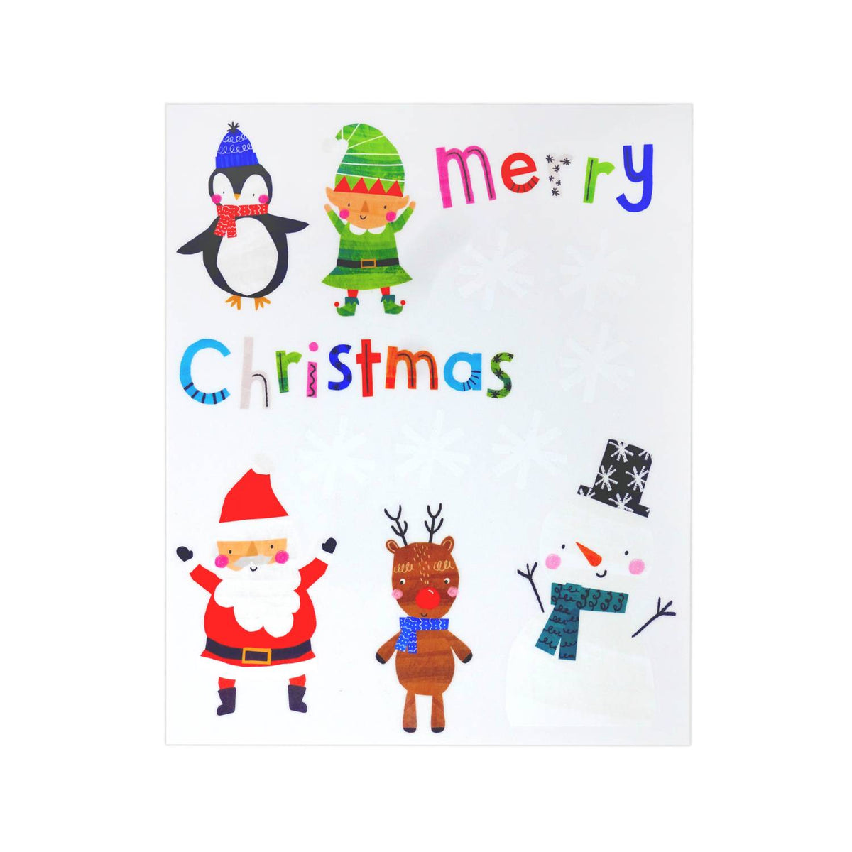 George Home Christmas Character window gels, imported from the UK
