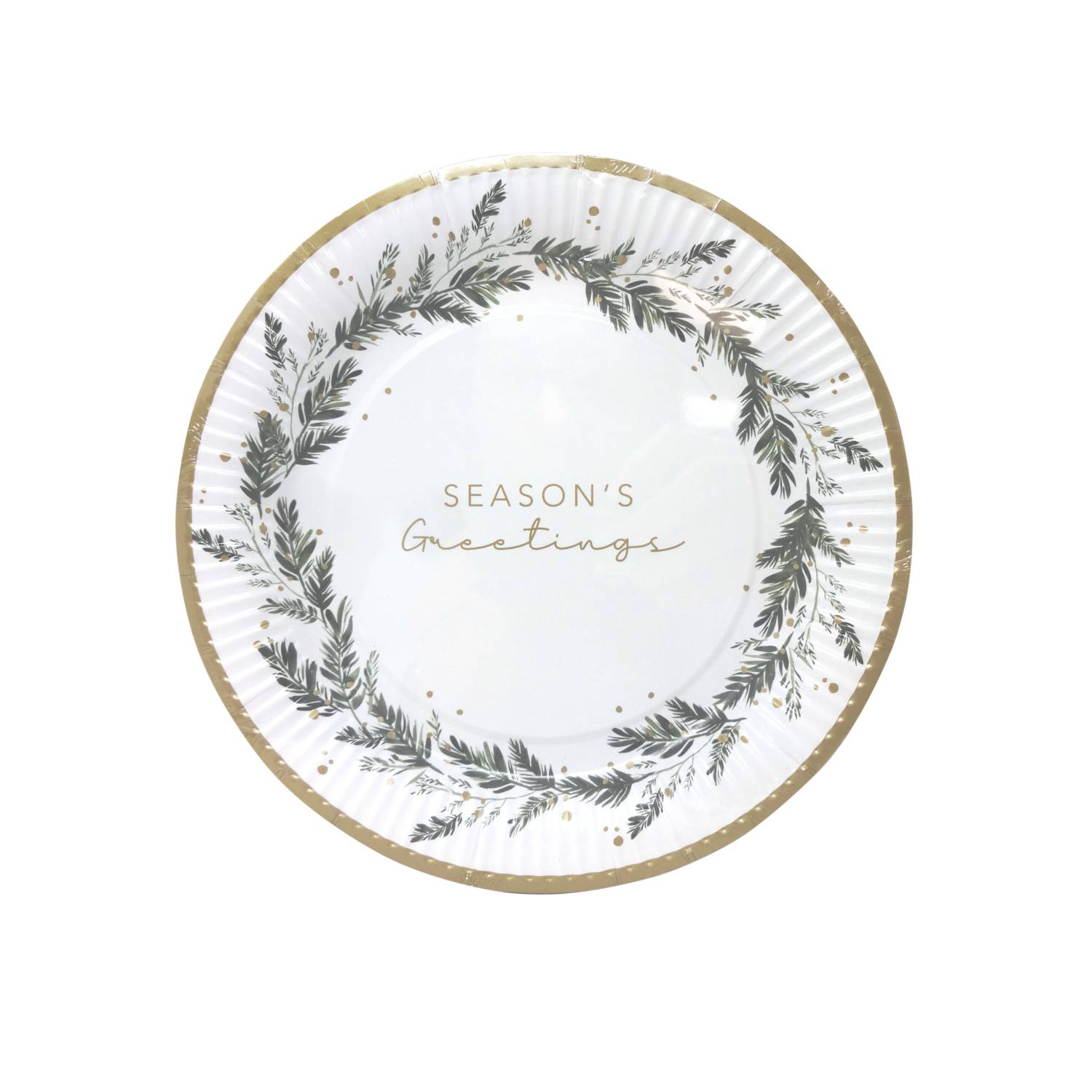 George Home Winter Foliage paper plates 12 plates - British product