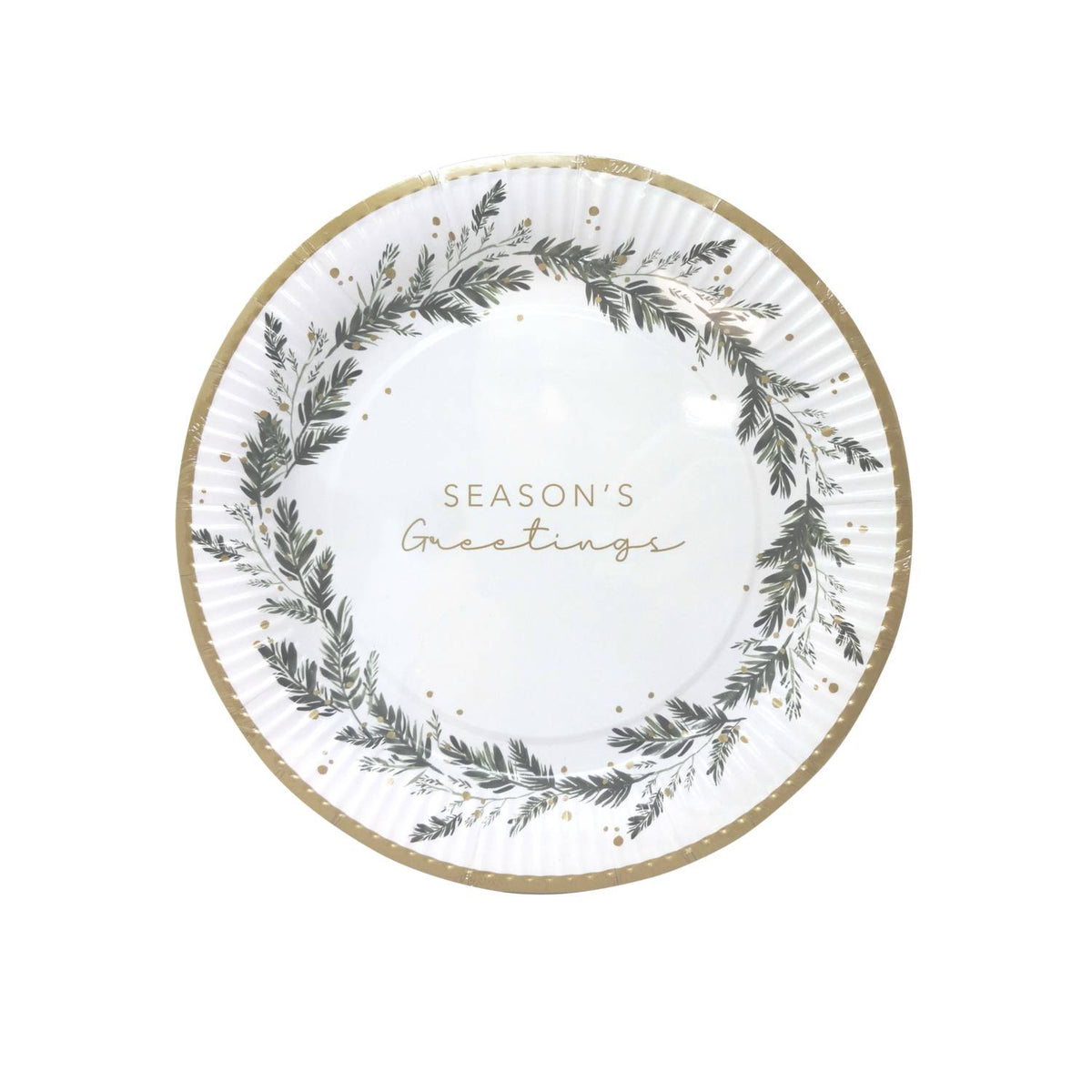 George Home Winter Foliage paper plates 12 plates - British product
