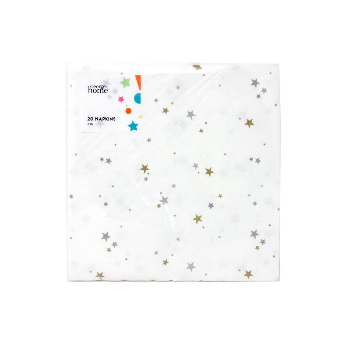 George Home Ditsy Star napkins 20-pack, imported from the UK