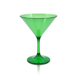 George Home cocktail glasses set of 4 red green 11.4cm (British brand)