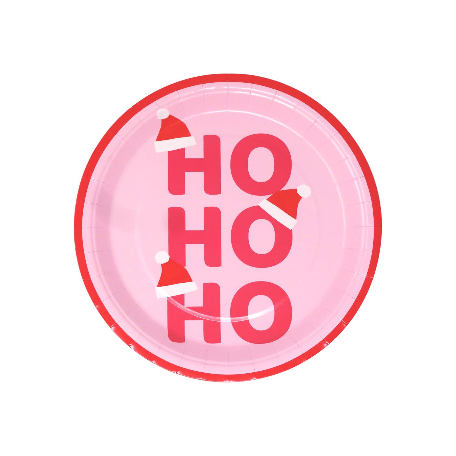 George Home Ho Ho Ho paper plates 12pk, UK version