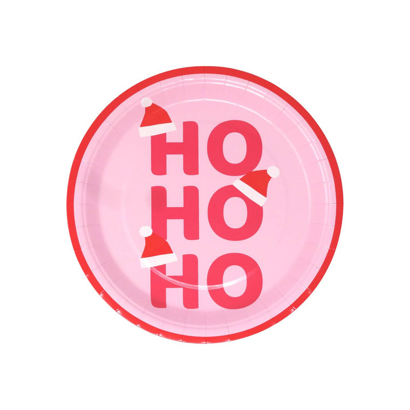 George Home Ho Ho Ho paper plates 12pk, UK version