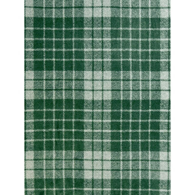 George Home green check sherpa throw 120x150 cm (British brand)