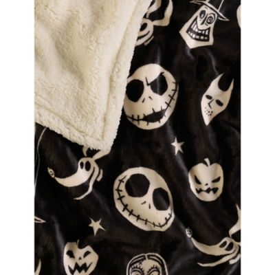 George Home Disney Nightmare Before Christmas sherpa throw, imported from the UK