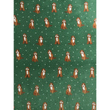 Green Cockapoo super-soft throw blanket 120x150cm (British brand)
