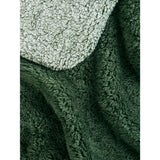 George Home green marl teddy throw 120x150cm - British product