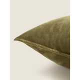 George Home green velvet cushion 43x43cm, UK version