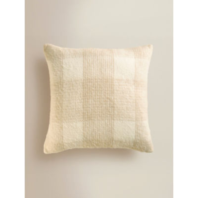 Brushed Check Cushion 50x50cm polyester, imported from the UK