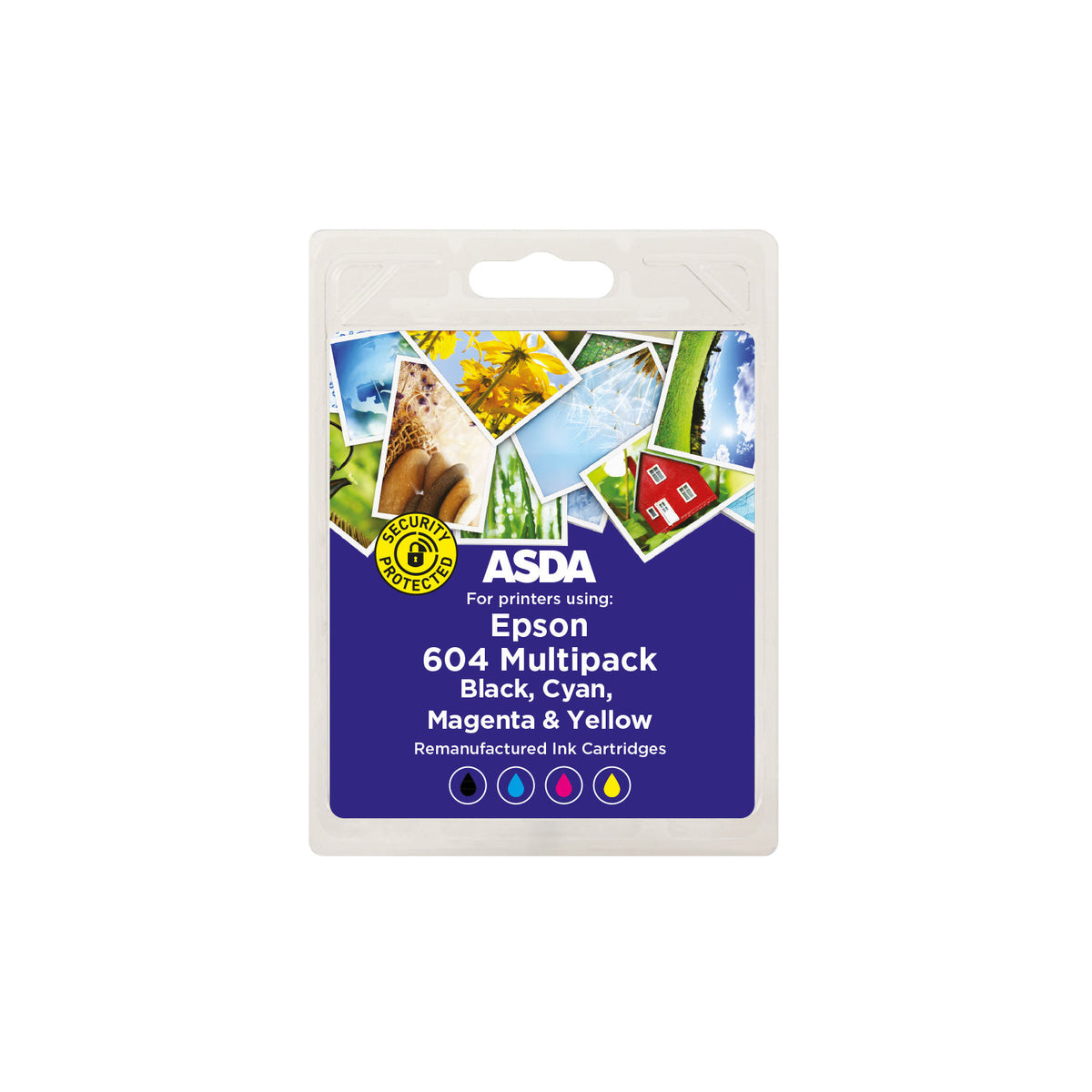 ASDA Epson 604 remanufactured ink cartridge multipack, UK version