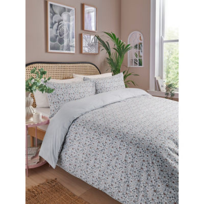 George Home ditsy floral reversible duvet set single, imported from the UK