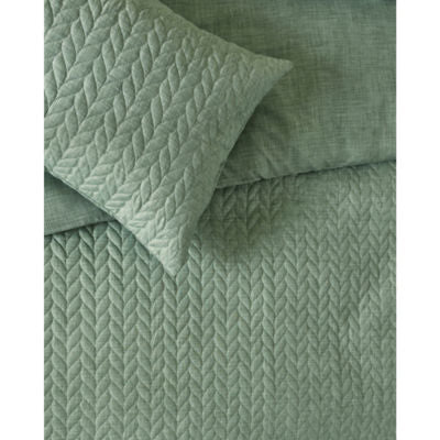 George Home reversible duvet set green double - British product