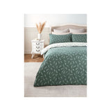 George Home green eucalyptus duvet set double, UK version