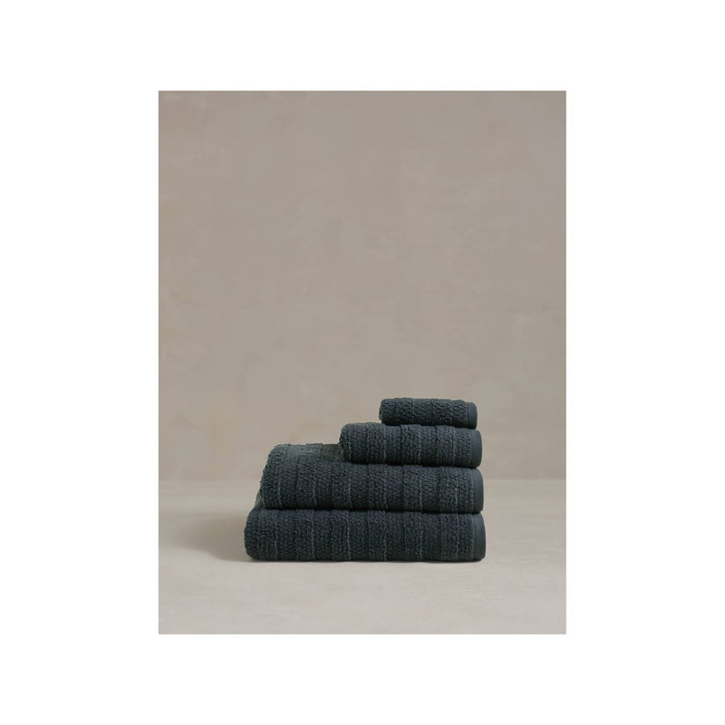 At Home with Stacey Solomon black textured bath sheet - British product